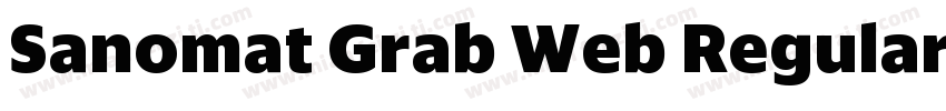 Sanomat Grab Web Regular Regular字体转换